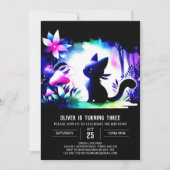 Invitation Dreamy Feline Chat Anniversaire (Devant)