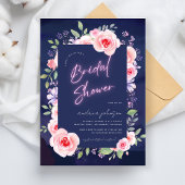 Invitation Dreamy Floral Imaginaire moderne Fête des mariées 