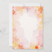 Invitation Dreamy Floral Pastel 40e fête d'anniversaire (Dos)