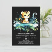 Invitation Dreamy Kids Tiger Anniversaire (Debout devant)