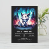 Invitation Dreamy Kids Wolf Anniversaire (Debout devant)