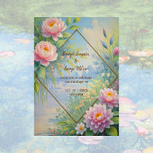 Invitation Dreamy Lakeside Garden Wedding