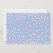 Invitation Dreamy Magic Rainbow Unicorn Girl Birthday Photo (Dos)