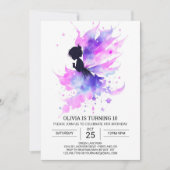 Invitation Dreamy Mythical Fairy Anniversaire (Devant)