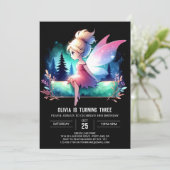 Invitation Dreamy Pastel Fairy Anniversaire (Debout devant)