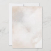 Invitation Dreamy Pastel She's On Cloud Neuf Fête des mariées (Dos)