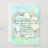 Invitation Dreamy Pastels Lotus Flower (Devant)