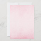 Invitation Dreamy Pink Rainbow Unicorn Birthday (Dos)