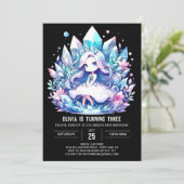 Invitation Dreamy Princess Anniversaire (Debout devant)