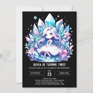 Invitation Dreamy Princess Anniversaire