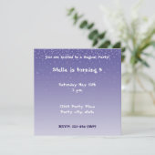 Invitation Dreamy Purple (Debout devant)