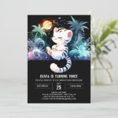 Invitation Dreamy Simple Tiger Anniversaire (Debout devant)