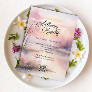 Invitation Dreamy Summer Beach Palm Tree Mariage