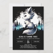 Invitation Dreamy Whimsy Wolf (Devant)