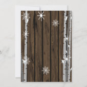 Invitation Dreamy Woodland Forest Animaux ONE derland Anniver (Dos)