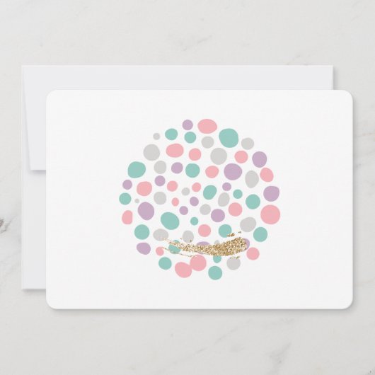 Invitation 'DreamyPastels' (Devant)