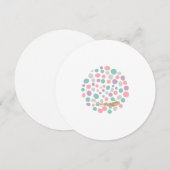 Invitation 'DreamyPastels' (Devant / Derrière)