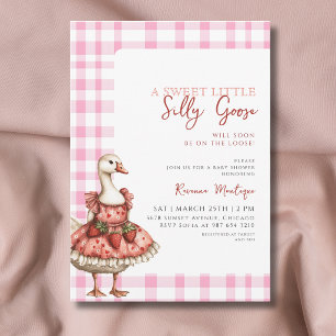 Invitation Dressingham à carreaux Silly Goose on the Loose Ba