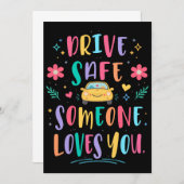 Invitation Drive safe someone loves you (Devant / Derrière)