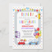 Invitation Drive Thru Birthday Parade Quarantine Party (Devant)