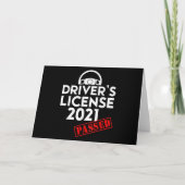 Invitation Driver's License 2021 Passed Toxits For First Time (Devant)
