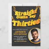 Invitation Droit Sorti de mes Trente ans (Devant)