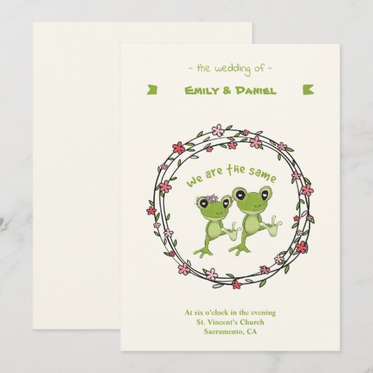 Invitation Drôle  (Devant / Derrière)