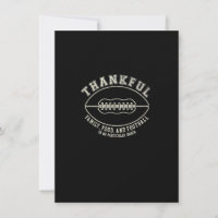 Drôle automne Thanksgiving Merci pour le football