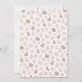 Invitation Drôle Baby shower de la Vache Sainte (Dos)