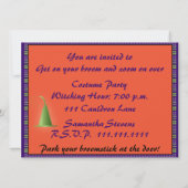 Invitation Drôle Boire des sorcières Joyeux Halloween (Dos)