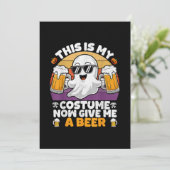 Invitation Drôle Boo Vintage  (Debout devant)