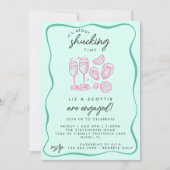 Invitation Drôle C'est à propos de Shucking Time Oysters Fian (Devant)