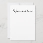 Invitation Drôle Citation Arepas (Dos)