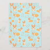 Invitation Drôle Corgi Patten (Devant / Derrière)