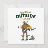 Invitation Drôle Cowboy Boire Whiskey (Devant)