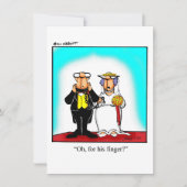 Invitation drôle de douche nuptiale (Devant)