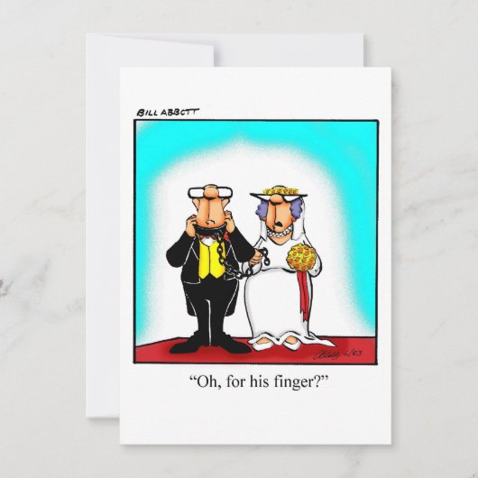 Invitation drôle de douche nuptiale (Devant)