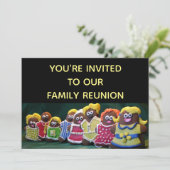 Invitation drôle de la Réunion de famille (Debout devant)