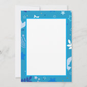 Invitation Drôle de paix d'amour et de miracle Hanukkah  (Dos)