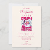Invitation Drôle de type Joyeux Noël (Devant)