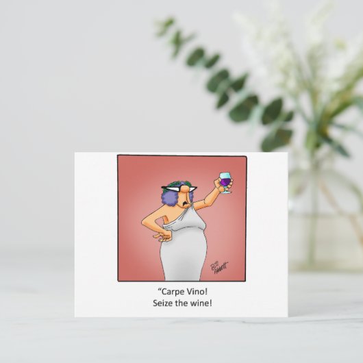 Invitation drôle de vin! (Debout devant)