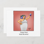 Invitation drôle de vin! (Devant / Derrière)