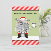 Invitation drôle d'invitation de fête (Debout devant)