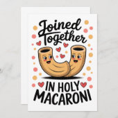 Invitation Drôle Fiançailles de mariage Mariage (Devant / Derrière)