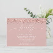 Invitation Drôle Finalement Se Marier Mariage Décontracté (Debout devant)