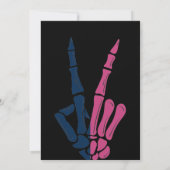 Invitation Drôle Halloween genre révéler (Dos)