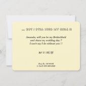 Invitation Drôle, j'ai trouvé mon homme (Dos)