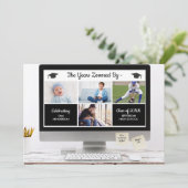 Invitation Drôle Les Années Se Sont Écoulées En Un Clin D'œil (Debout devant)