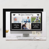 Invitation Drôle Les Années Se Sont Écoulées En Un Clin D'œil (Devant / Derrière)