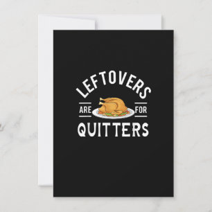 Invitation Drôle Les Restes De Thanksgiving Sont Pour Quitter
